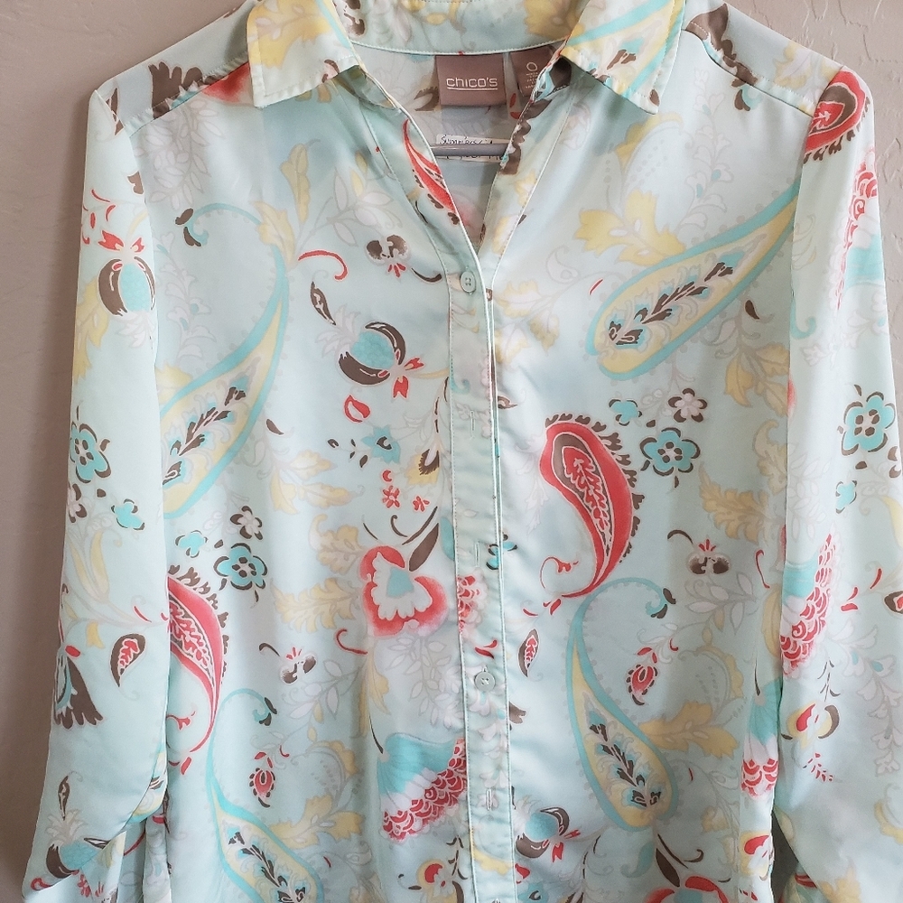 Chico's button up blouse